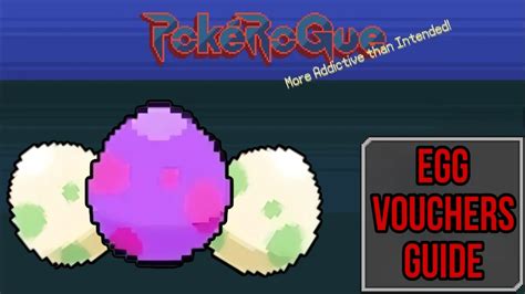 what do egg vouchers pokerogue.